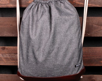 Nuff Tote backpack | Gray melange