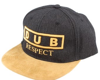 Dub Respect snapback cap | Ash & Camel