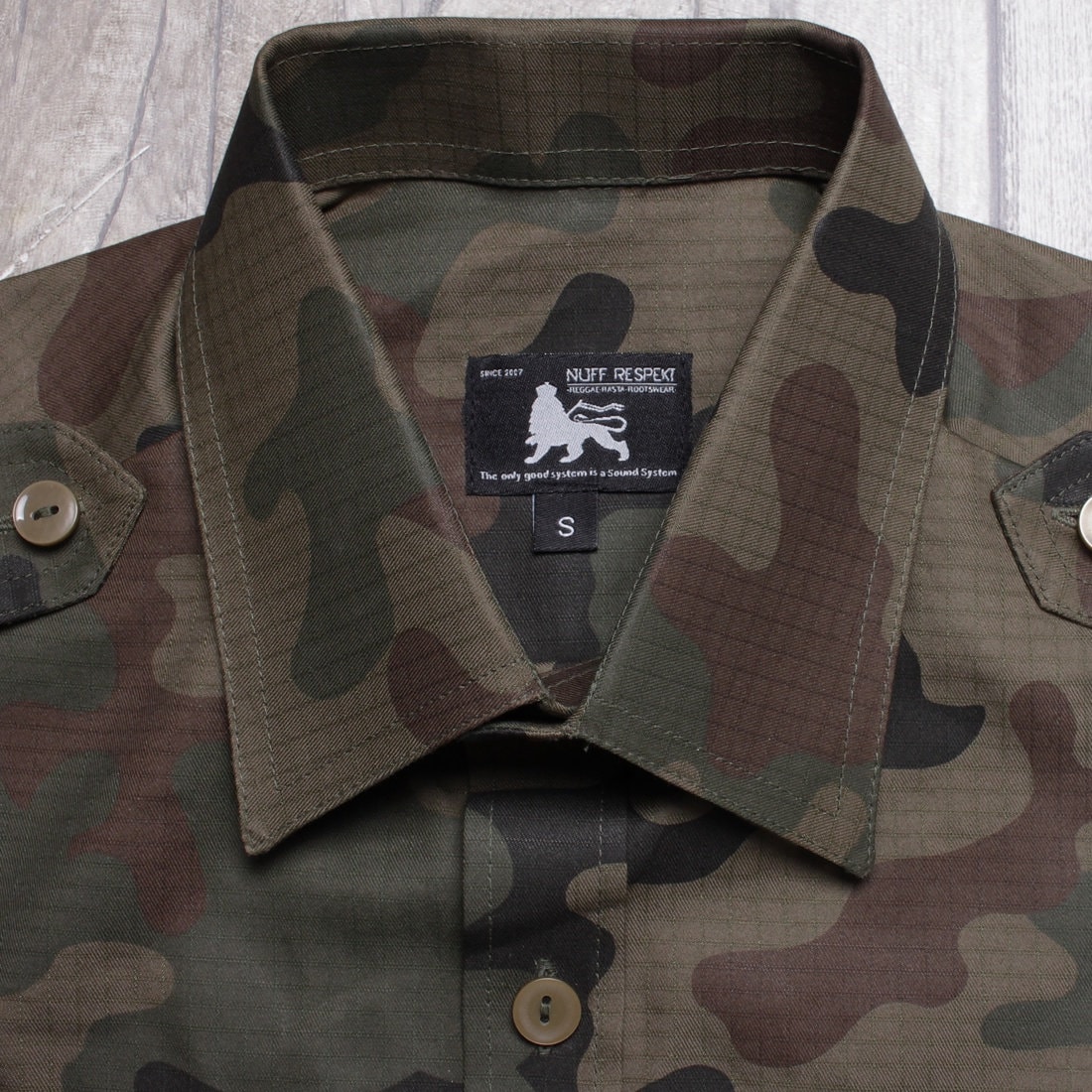 Rastafari Lion of Judah Epaulette Shirt Jah Army Reggae Style - Etsy