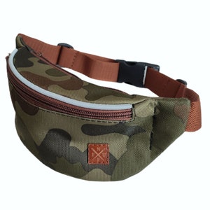 Kids fanny pack bum bag | Camo child&#39;s waist pack