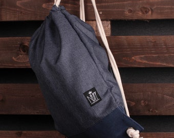 Nuff Tote backpack | Blue melange