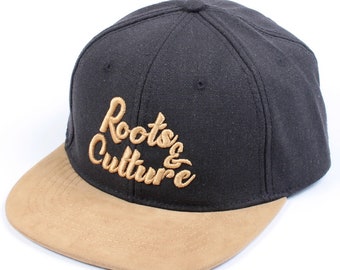Roots & Culture snapback cap | Reggae music Rasta movement | Ash + Camel