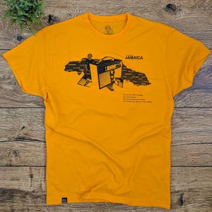 Camiseta Reggae Radio, diseño de la vieja escuela, Kingston Soul de Jamaica