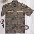 Rastafari Lion of Judah epaulette Shirt Jah Army Reggae style