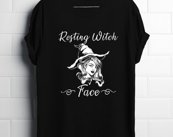 Resting Witch Face, Halloween Witch Face T Shirt, Lustiges T-Shirt, Unisex T-Shirt, Frauen T-Shirt, Bestes Geschenk für Halloween, Teenager Shirt