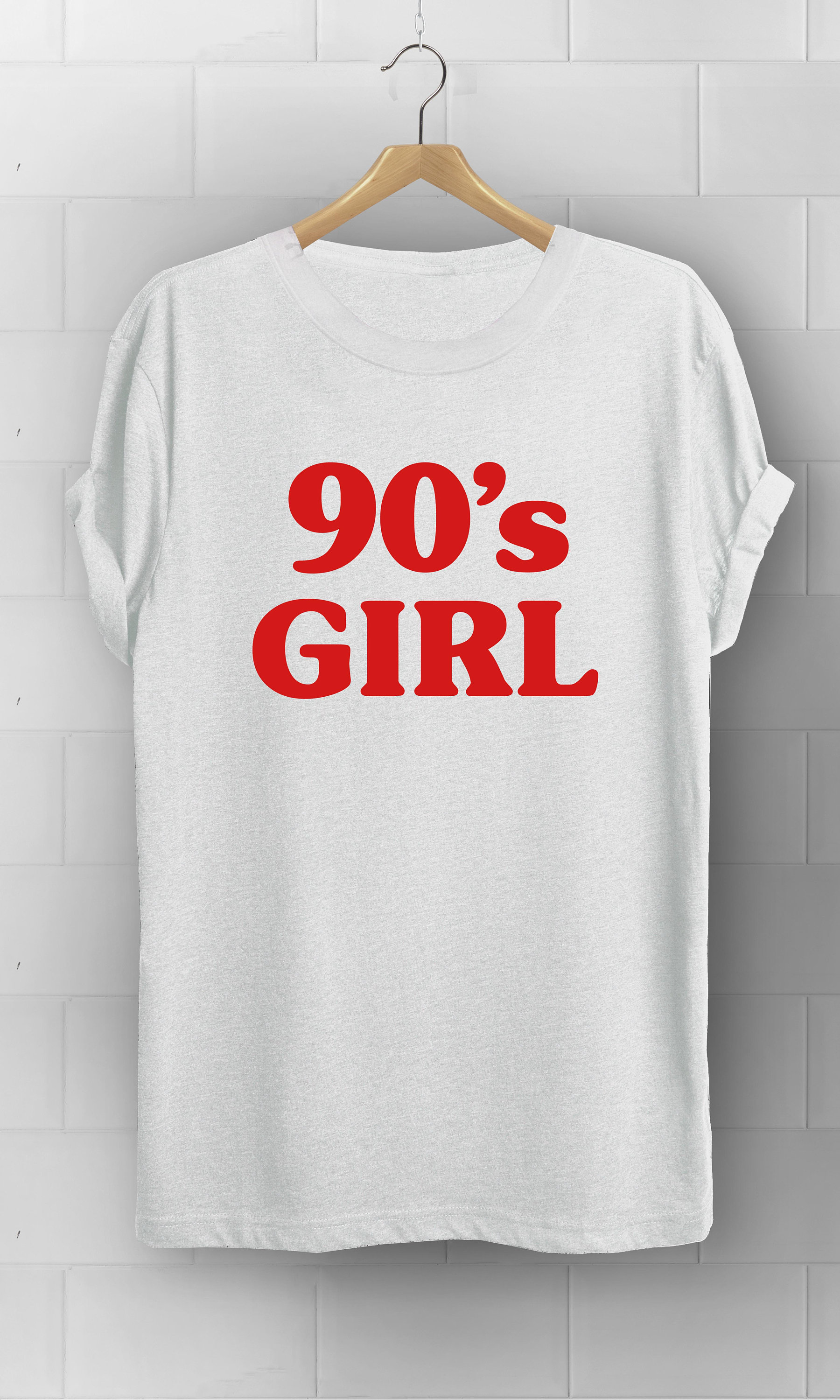 Girl T-Shirt Women Tee 90's T-Shirt | Etsy