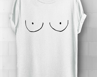 Nippel-T-Shirt, Frauen-feministisches T-Shirt