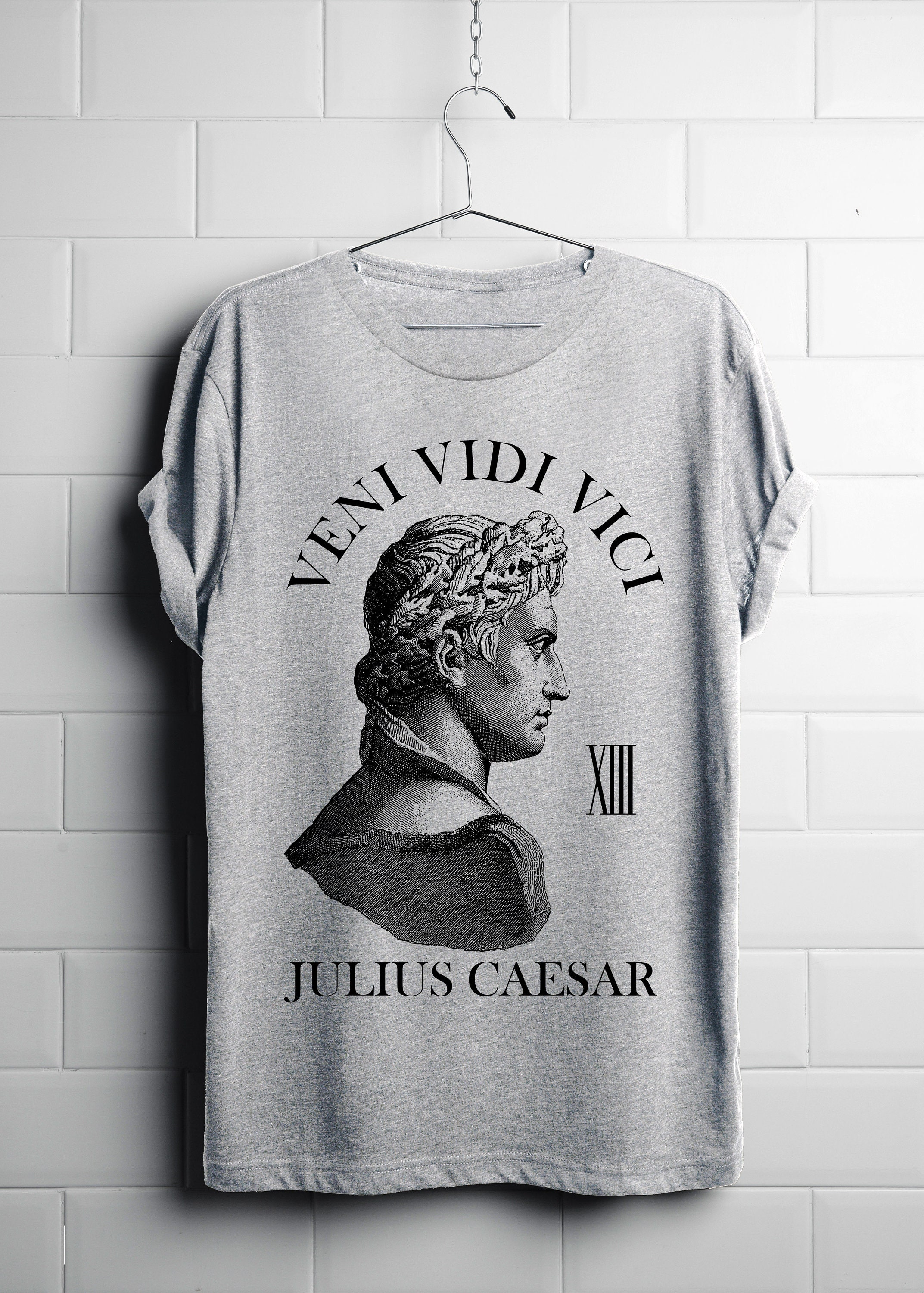  Veni Vidi Vici - Latin saying by Gaius Julius Caesar T-Shirt :  Clothing, Shoes & Jewelry