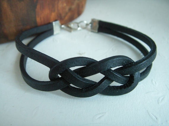 Celtic knot leather best sale bracelet