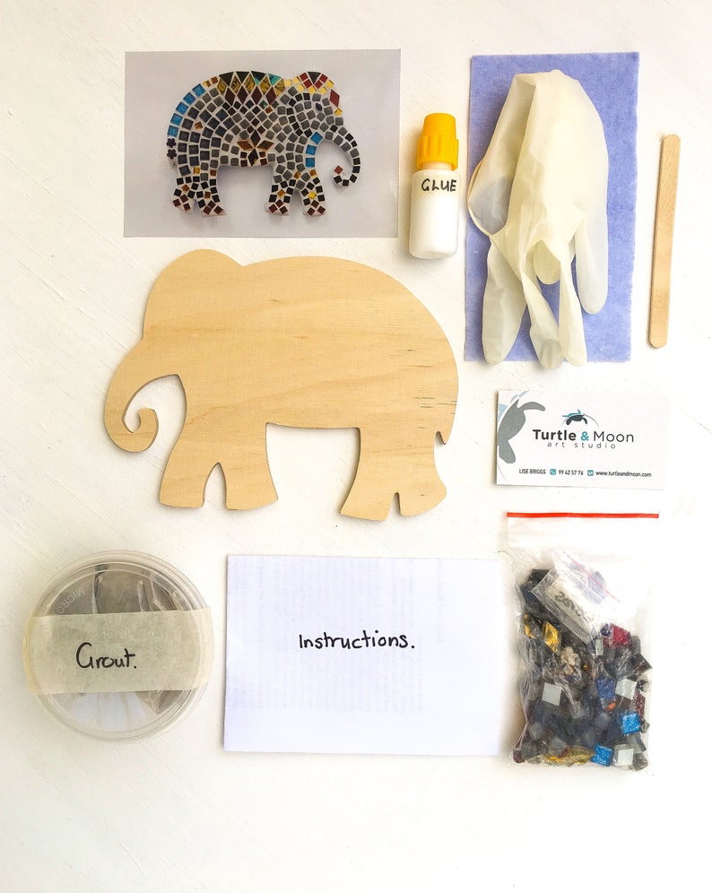 Elephant Mosaic Kit