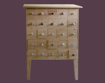 Kommode, Schubladenschrank, Weichholzkommode, Unterschrank, Landhaus Vintage shabby-chic Stil