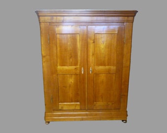 Biedermeier-Schrank, Kleiderschrank, Schrank Weichholz Weichholzschrank Bauernschrank Landhaus Vintage antik Stil