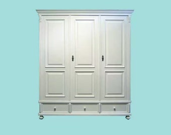 Schrank Kleiderschrank Weichholz Weichholzschrank Bauernschrank Landhaus Shabby Chic antik Vintage Stil