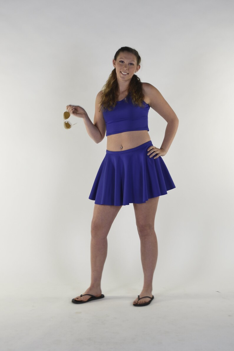 3 Piece Purple Bathing Suit Etsy