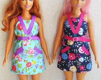 Doll dress for curvy brb - 1/6 scale summer fashion maternity clothes