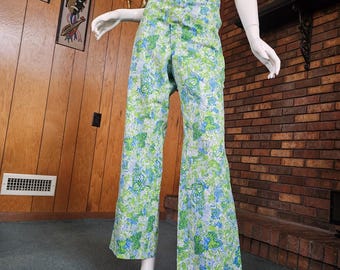 Vintage 60s Lilly Pulitzer Mens Stuff Butterfly Novelty Preppy Mod Golf Pants 34X30