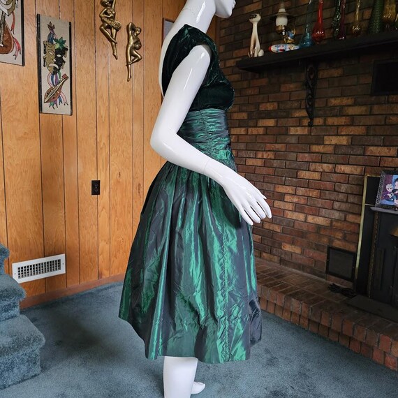 evening dress with bolero Long Sleeveless Beaded Gown By Poly USA 7770 S / Royal main image 1