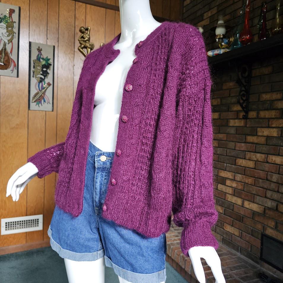 yonfa  新品タグ付き  loose cable sweater Vintage Forenza Cable Knit Sweater Size Large Cream Colord