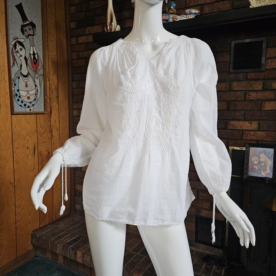 70s Gauze Cotton Top - Etsy 70s Gauze Cotton Top - Etsy
