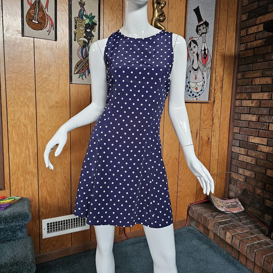 julia roberts pretty woman blue and white dress Rent Hunza G Pretty Woman Dress main image 1