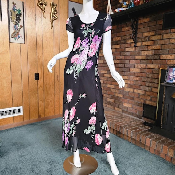 90s grunge slip dress tie dye slip dress in green fairy haze