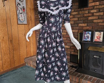 ワンピース Flower vintage dress VINTAGE FLOWER ONEPIECE_black | ファッション通販サイト NUGU