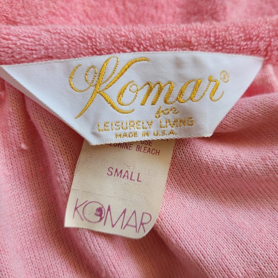 Vintage 80s Komar Pink Kitsch Quilted Seashell Ba… - image 7