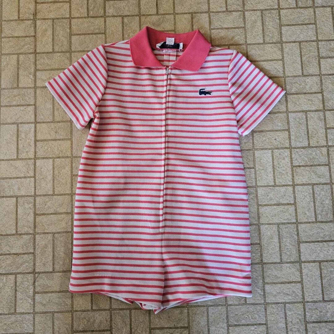 トップス 90s y2k LACOSTE drivers knit light pink 90s Lacoste Sweater - Etsy