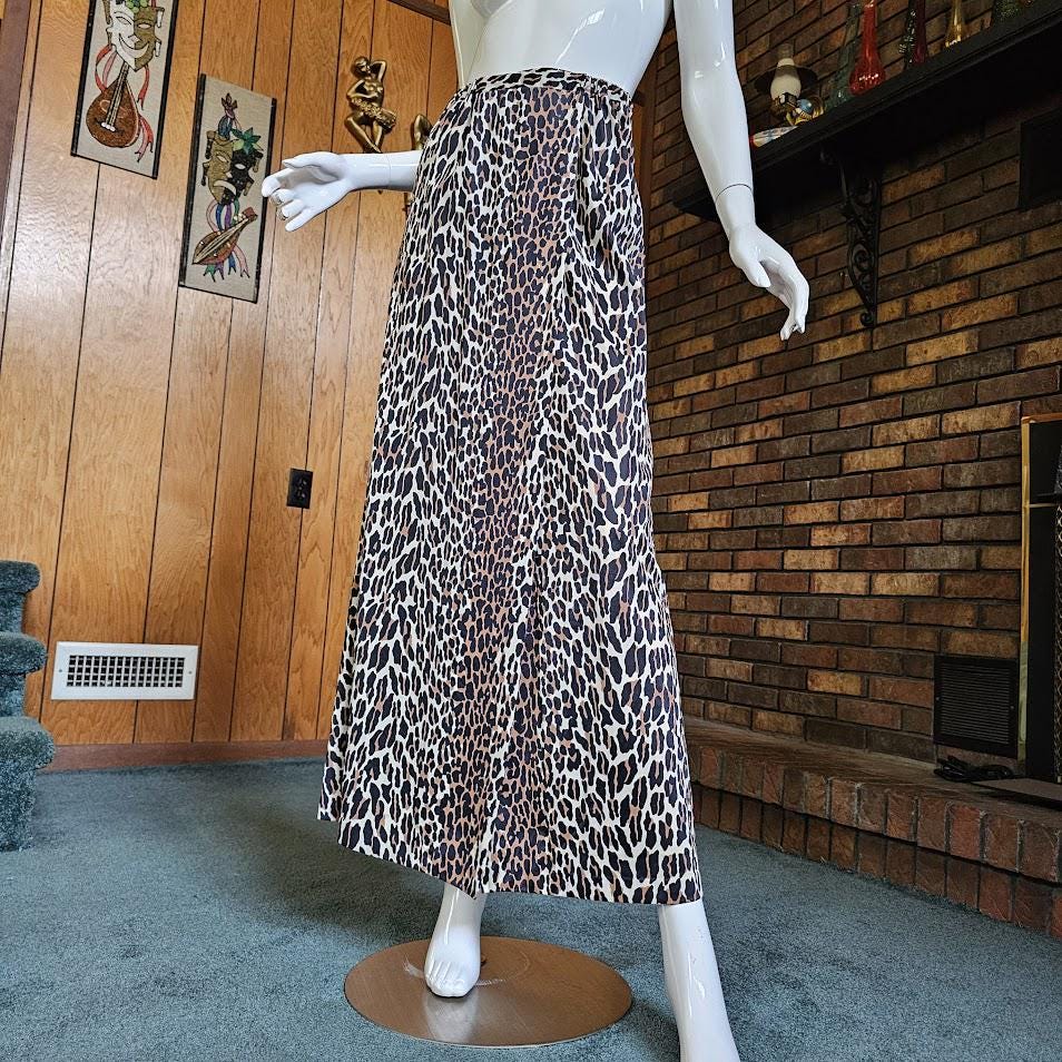 Maxi Skirt Leopard Print