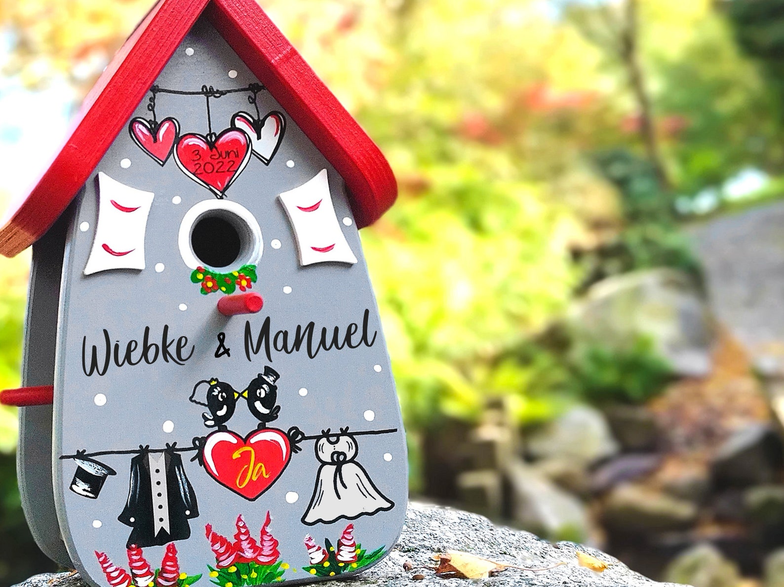 Hochzeit Geschenk, Vogelhaus Hochzeit, Hochzeitsgeschenk, Geldgeschenk
