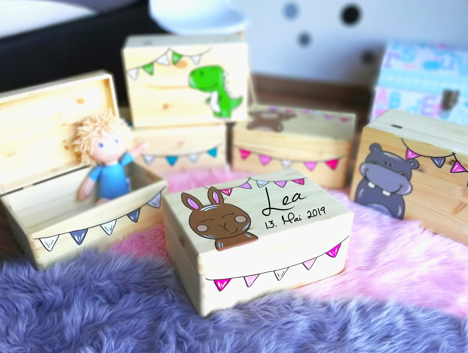 Memory Box Memory Box Toy Box Games Box Wooden Box With Etsy