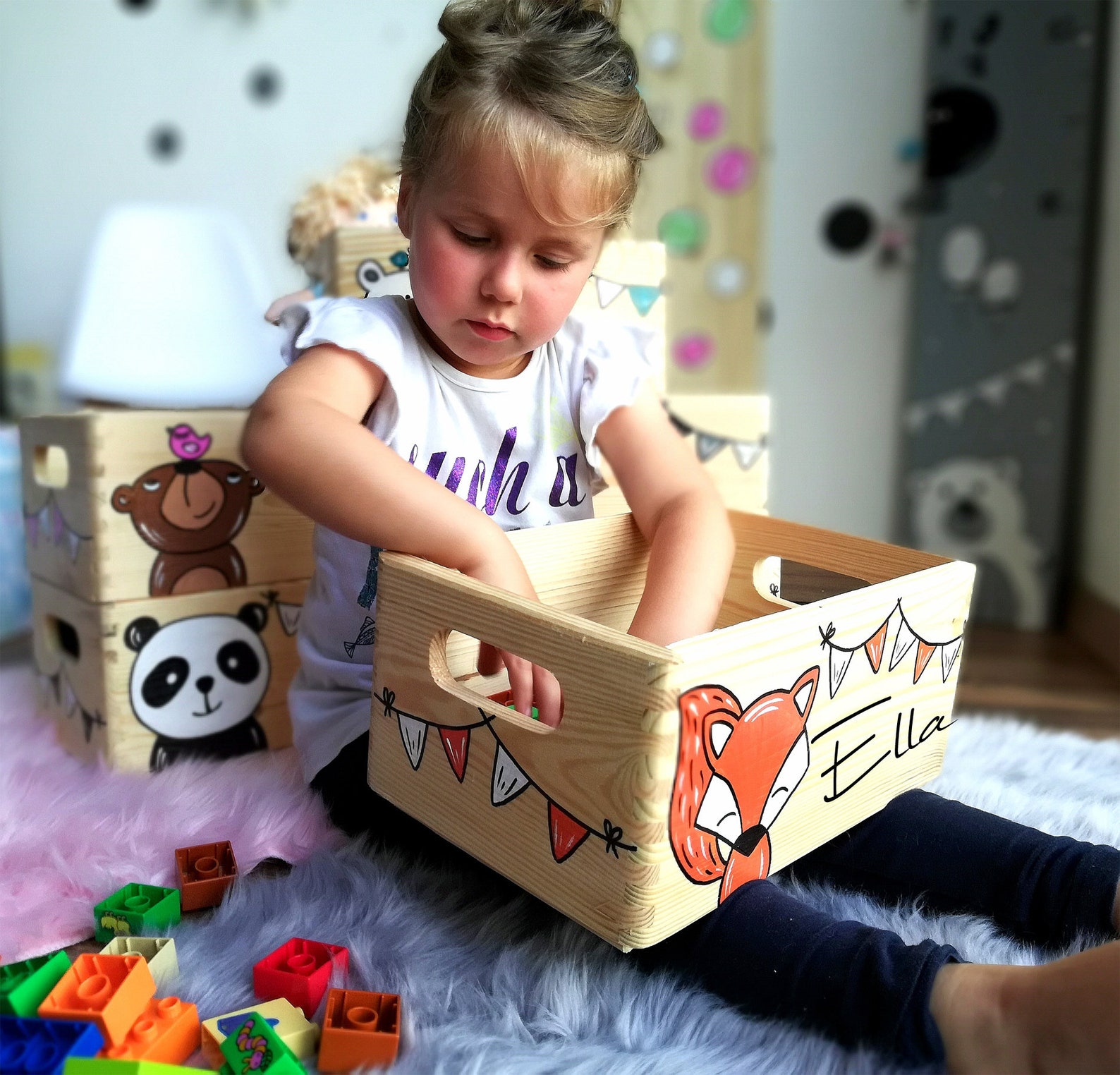 Memory Box Memory Box Toy Box Game Box Wooden Box With Etsy