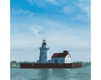 Cleveland Lighthouse, Lake Erie
