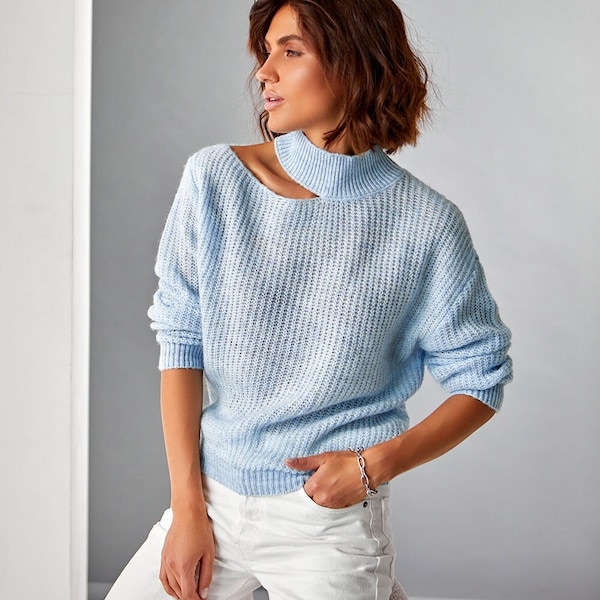 Asymmetrical Sweater - Etsy