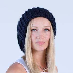 Super Slouchy Beanie Big Baggy Hat Winter Adult Teen Fashion Chunky Knit Slouchy Knitted Hat Large Women Oversized Hat winter hat big hat