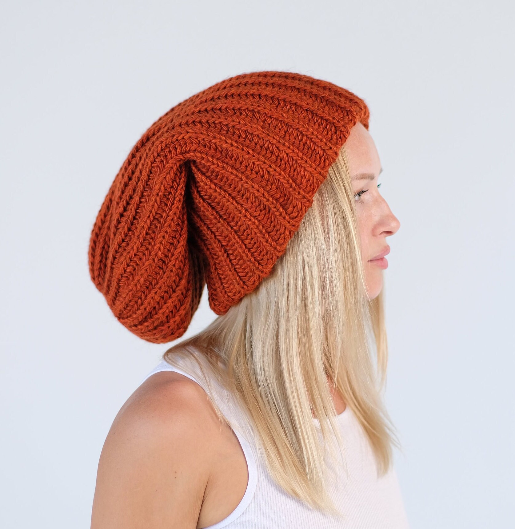Rust Orange Woman’s Slouch Beenie hat *NWT* il_fullxfull.5711495468_csrc.jpg main image 2