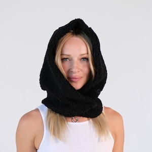 クラシック Cowl Hat, Hood Snood Hood Warmer Neck Women Men Cotton, Clothing