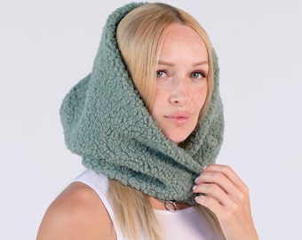 RockJock Snood Multifonction Femme – Foulard, Cache-Cou, Capuche Polaire – Pour Ski, Rando, Motocyclisme