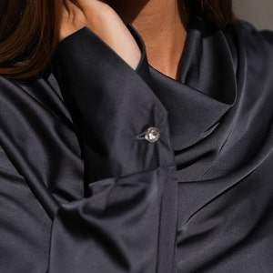 Silk Cowl Blouse