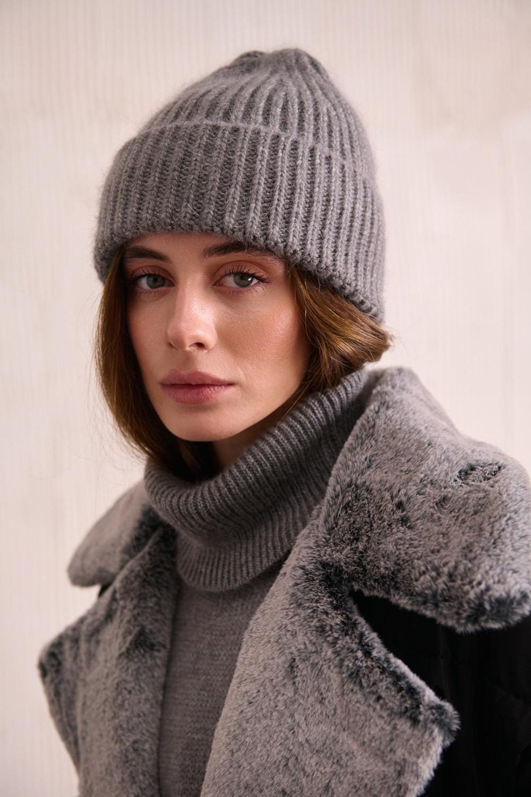★The tis★ RIBBON ANGORA WOOL BAENIE_TT3W708IV RIBBON ANGORA WOOL BAENIE_TT3W708IV - 감도 깊은 취향 셀렉트