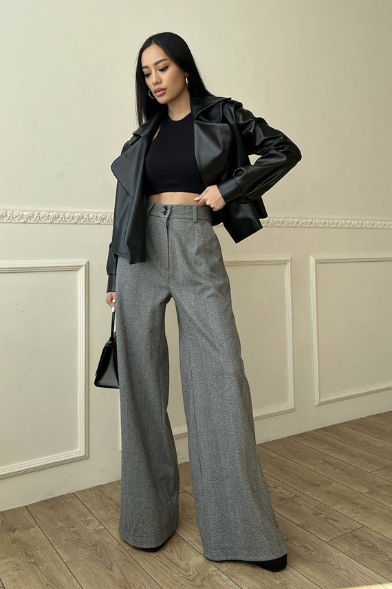 Evening trousers deals plus size