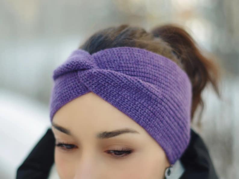 Cashmere Ear Warmer Headband Bridesmaid Sustainable Gift Etsy