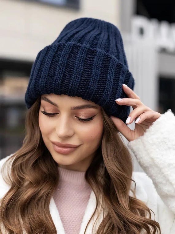 Slouchy Beanie American Beanie Hats Silk Lined Beanie American