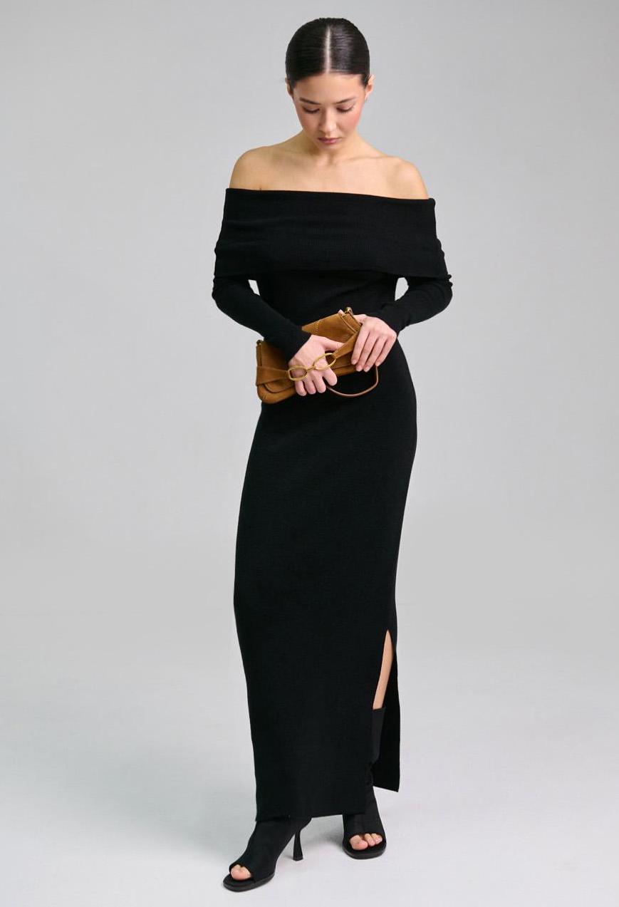 black long formal dress plus size Long Sleeve Floral A-Line Plus Size Dress by LaDivine CD233C – The Dress  Outlet main image 0