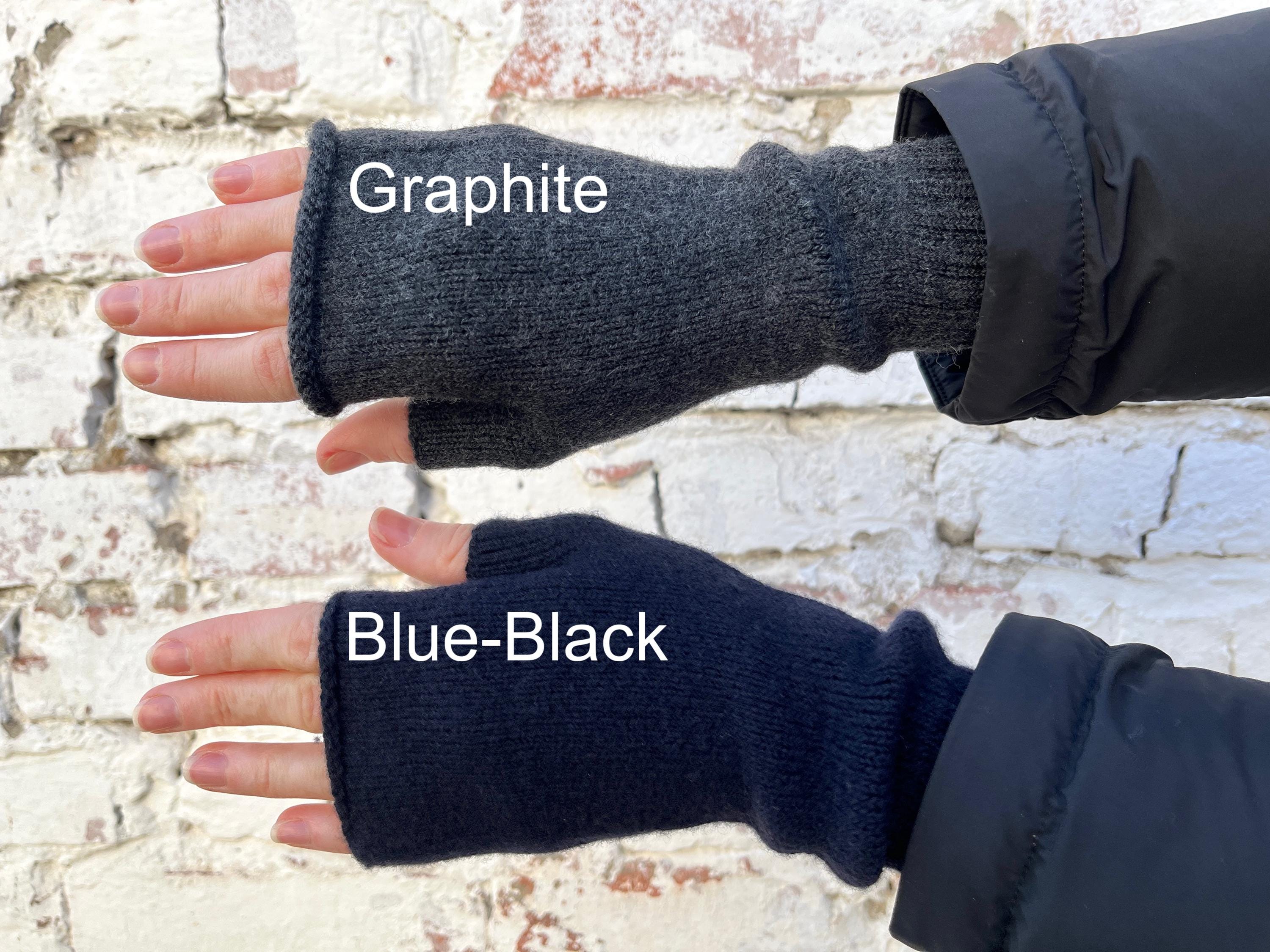 Cashmere Fingerless Gloves - Etsy Canada