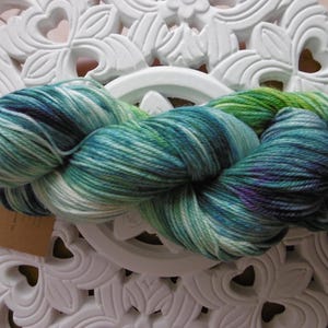 Hand-dyed 100g sock yarn, knitted socks, special price