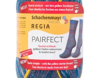 Regia Pairfect Sockenwolle Design Line blau 100g
