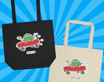 Super Sassy Strawberry Red and Wild Grandma Candy Eco Tote Bag