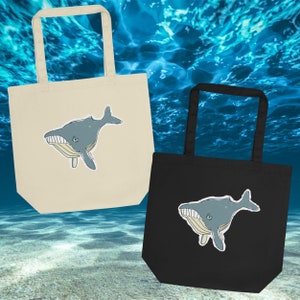 Humpback Whale Marine Life Ocean Nature Eco Tote Bag