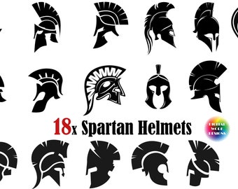 Spartan Helmet Logo Etsy